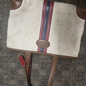 Vintage Coach Varsity Bag medium size